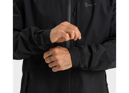 Cortaviento Gnomo Nalbar Hombre Negro Impermeable Respirable