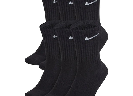 Calcetas Nike Everyday Cushioned 3/4 Negro Sixpack