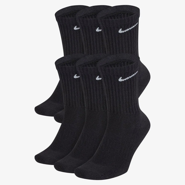 Calcetas Nike Everyday Cushioned 3/4 Negro Sixpack