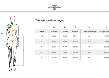 Polerón Mujer Taina Pro Taupe Haka Honu