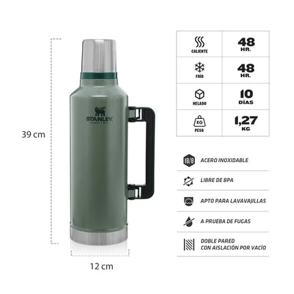 Stanley Classic Termo 2.36 Lt Verde