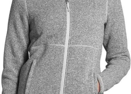 Polar The North Face Crescent Full Zip Mujer Gris Jaspeado