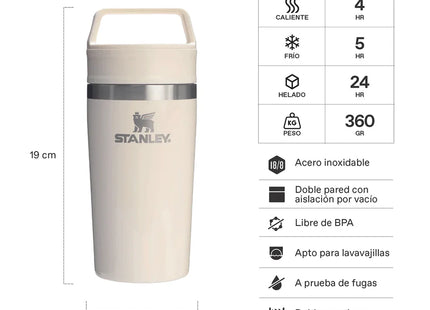 TRAVEL MUG STANLEY 0.35 ML COLOR CREMA- TRAVEL MUG CAFÉ TO-GO