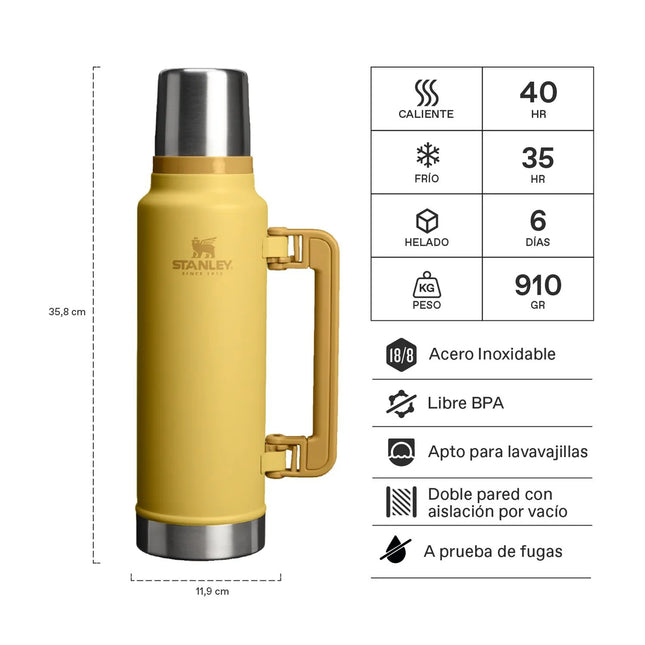 Termo Stanley Classic Legendary Bottle Dijon 1.4 L