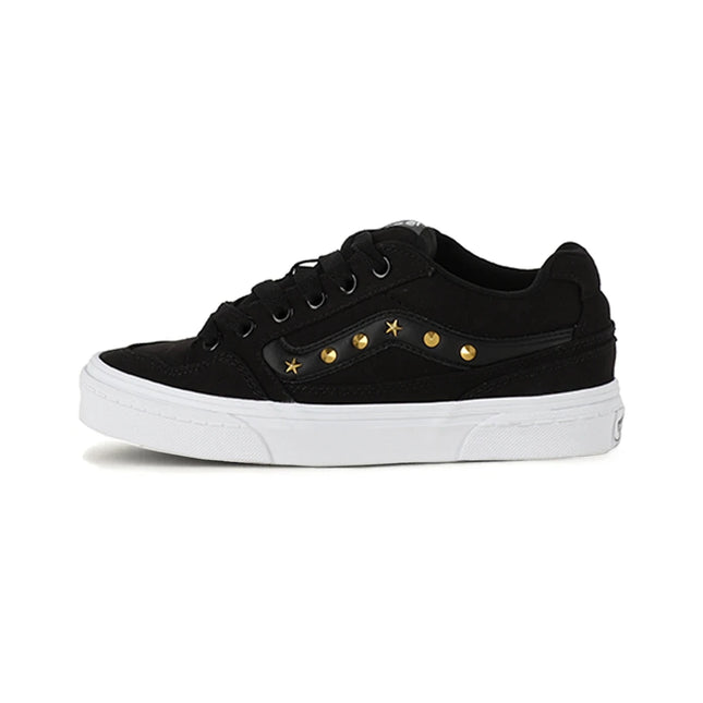 Zapatilla Vans Caldrone Mujer Negro Blanco Waffle Urbana