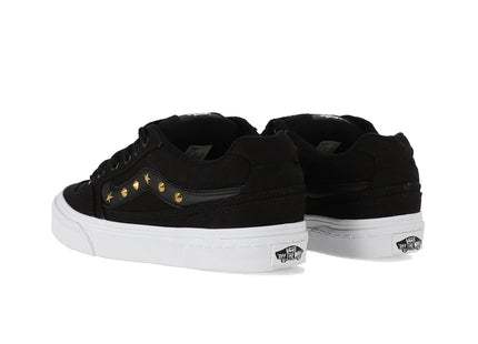 Zapatilla Vans Caldrone Mujer Negro Blanco Waffle Urbana