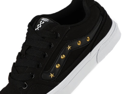 Zapatilla Vans Caldrone Mujer Negro Blanco Waffle Urbana