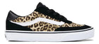 Zapatilla Vans Brooklyn LS Mujer Negro Animal Print Gamuza