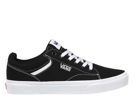 Zapatilla Vans Seldan Youth Niño Negro Blanco Canvas Urbano