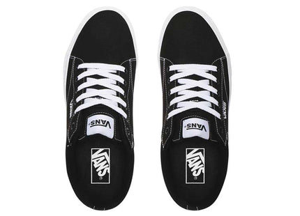 Zapatilla Vans Seldan Youth Niño Negro Blanco Canvas Urbano