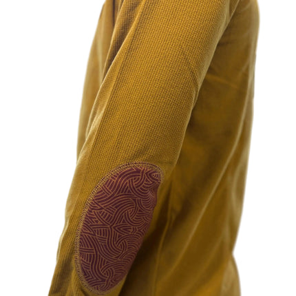 Poleron Haka Honu Taina Mostaza Oscuro