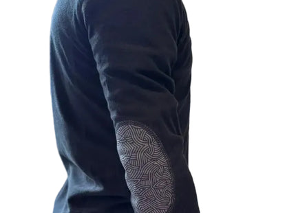 Poleron Haka Honu Taina Con Gorro Negro Tribales
