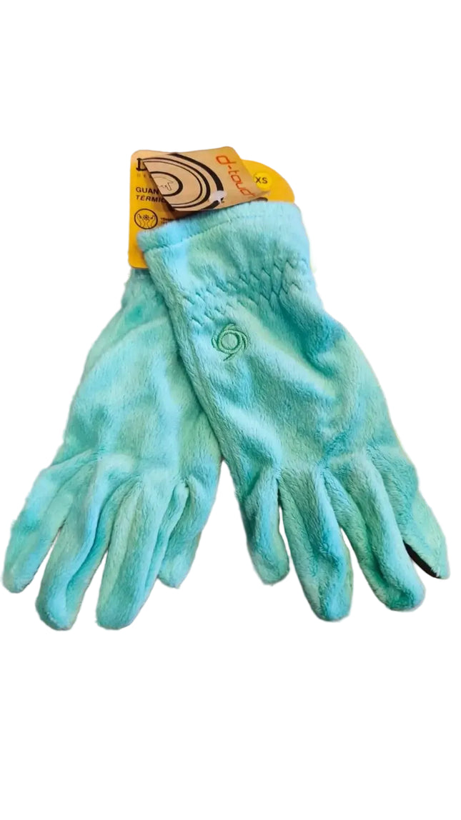 Guante Doite Caribu Mujer Celeste Fleece Antideslizante