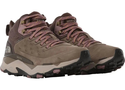 ZAPATILLA THE NORTH FACE OUTDOOR MUJER CAÑA ALTA IMPERMEABLE RESPIRABLE - VECTIV EXPLORIS MID FUTURELIGHT LEATHER COLOR MARRÓN