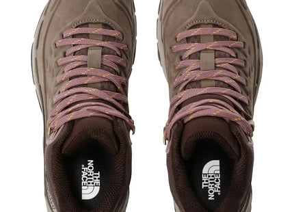 ZAPATILLA THE NORTH FACE OUTDOOR MUJER CAÑA ALTA IMPERMEABLE RESPIRABLE - VECTIV EXPLORIS MID FUTURELIGHT LEATHER COLOR MARRÓN