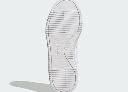 Zapatilla Adidas Blanca 3 Líneas Plataforma