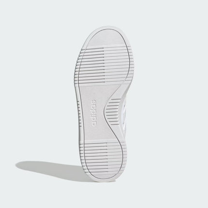 ZAPATILLA UNISEX ADIDAS BLANCA 3 LINEAS CON PLATAFORMA