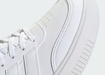 Zapatilla Adidas Blanca 3 Líneas Plataforma