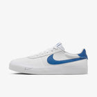 Zapatilla Nike Court Shot Hombre Blanco Azul Urbana Minimalista Caña Baja