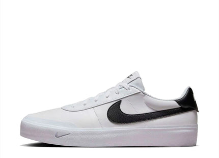 Zapatilla Nike Court Shot Hombre Blanco Azul Urbana Caña Baja Talla 42.5