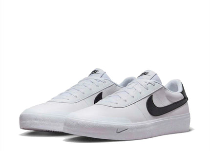 Zapatilla Nike Court Shot Hombre Blanco Azul Urbana Caña Baja Talla 42.5