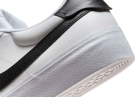 Zapatilla Nike Court Shot Hombre Blanco Azul Urbana Caña Baja Talla 42.5