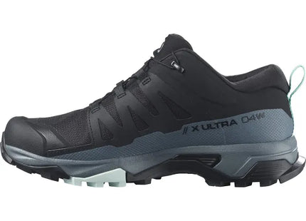 Zapatilla Salomon X Ultra 4 GTX Mujer Negro Azul Impermeable