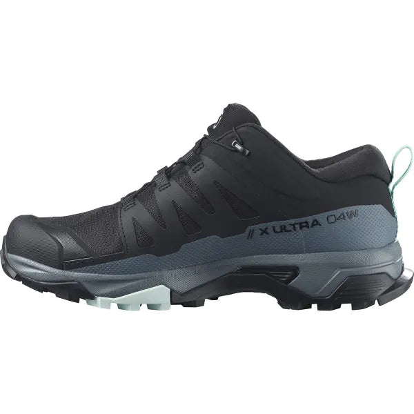 Zapatilla Salomon X Ultra 4 GTX Mujer Negro Azul Impermeable