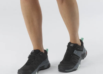 Zapatilla Salomon X Ultra 4 GTX Mujer Negro Azul Impermeable