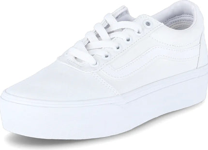 Zapatilla Vans Ward Platform Mujer Blanca Plataforma Urbana