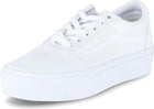 Zapatilla Vans Ward Platform Mujer Blanca Plataforma Urbana
