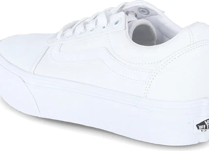Zapatilla Vans Ward Platform Mujer Blanca Plataforma Urbana