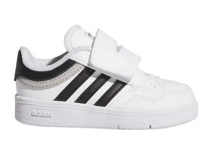 Zapatilla Adidas Hoops 4.0 Bebé Blanco Negro Básquet Velcro