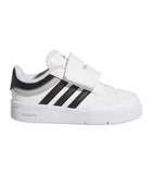 Zapatilla Adidas Hoops 4.0 Bebé Blanco Negro Básquet Velcro