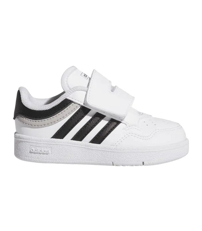 Zapatilla Adidas Hoops 4.0 Bebé Blanco Negro Básquet Velcro