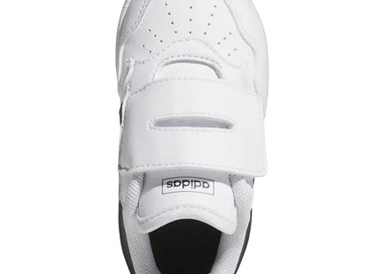 Zapatilla Adidas Hoops 4.0 Bebé Blanco Negro Básquet Velcro