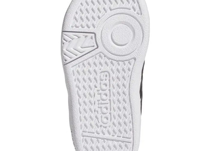 Zapatilla Adidas Hoops 4.0 Bebé Blanco Negro Básquet Velcro