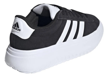 Zapatilla Adidas Grand Court Plataforma Mujer Negro Blanco Cloudfoam