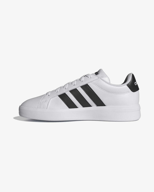 Zapatilla Adidas Grand Court 3.0 Niño Blanco Negro Cupsole