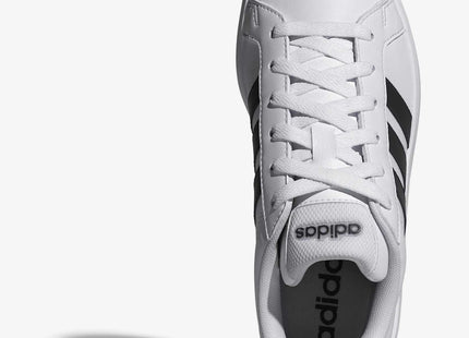 Zapatilla Adidas Grand Court 3.0 Niño Blanco Negro Cupsole