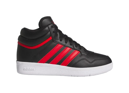 Zapatilla Adidas Hoops 4.0 Mid Niño Negro Rojo Básquet