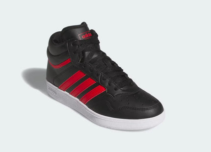 Zapatilla Adidas Hoops 4.0 Mid Niño Negro Rojo Básquet