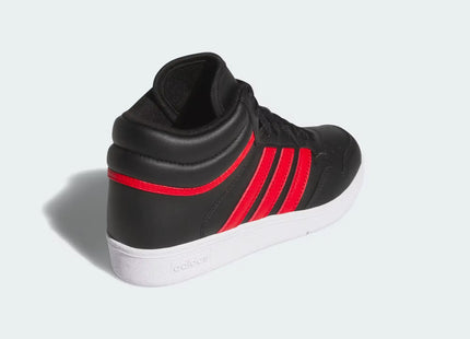 Zapatilla Adidas Hoops 4.0 Mid Niño Negro Rojo Básquet