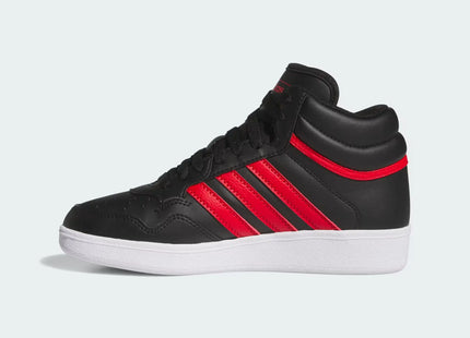 Zapatilla Adidas Hoops 4.0 Mid Niño Negro Rojo Básquet