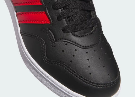 Zapatilla Adidas Hoops 4.0 Mid Niño Negro Rojo Básquet
