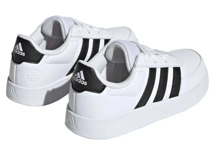 Zapatilla Adidas Breaknet 2.0 Niño Blanco Negro Tenis