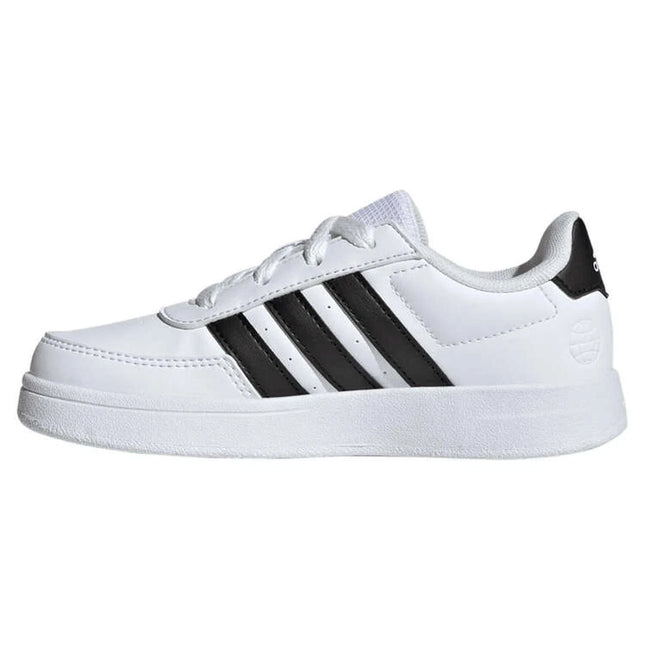 Zapatilla Adidas Breaknet 2.0 Niño Blanco Negro Tenis