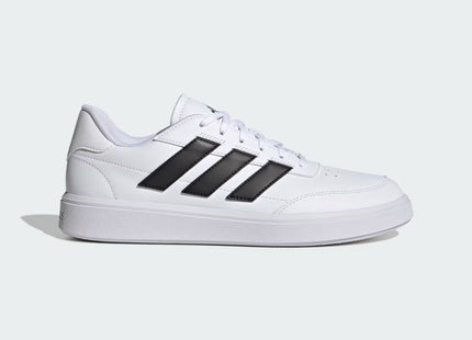 Zapatillas Adidas Blanca con 3 Líneas Negras CourtBlock