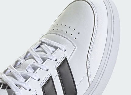 Zapatillas Adidas Blanca con 3 Líneas Negras CourtBlock