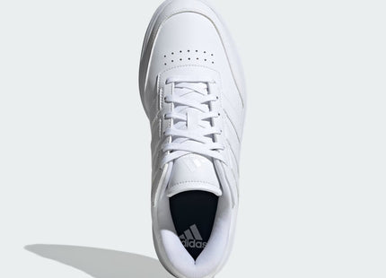 Zapatilla Adidas Blanca 3 Líneas Court Block